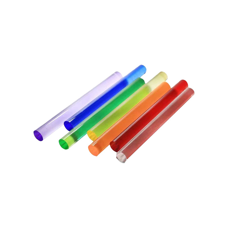 Polished Colored Acrylic Stick Rods PMMA